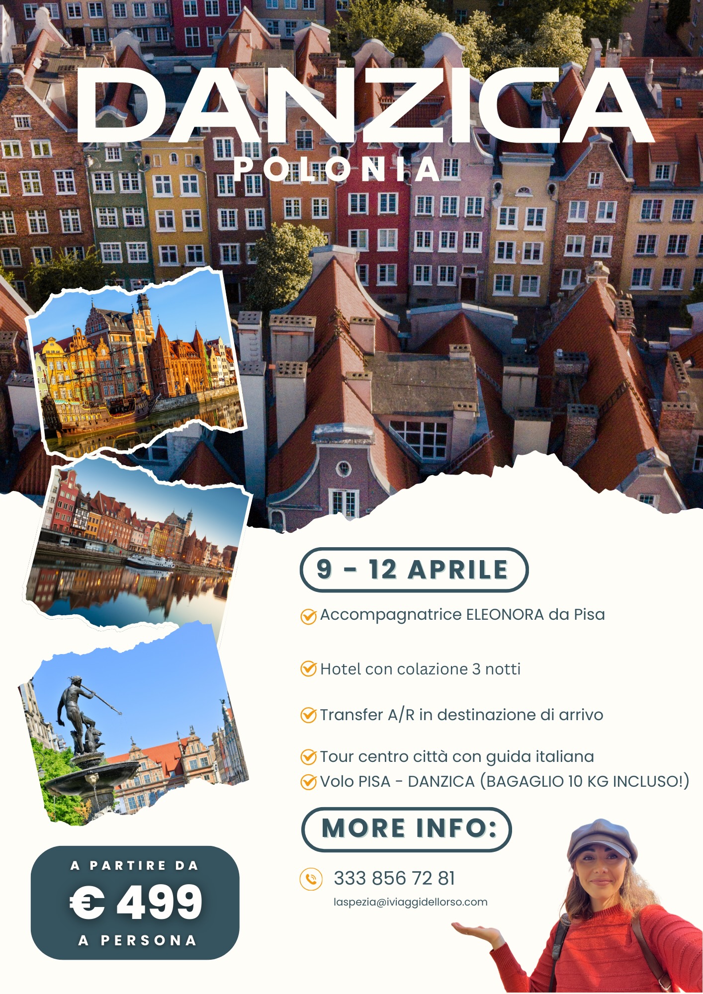 White and Blue Modern Travel To Hongkong Instagram Post - 1