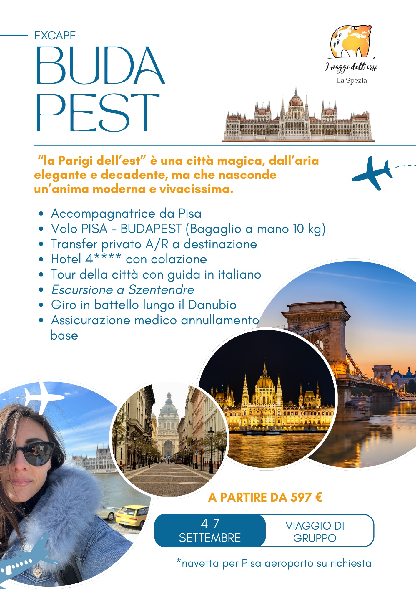 White and Blue Modern Travel To Hongkong Instagram Post - 2